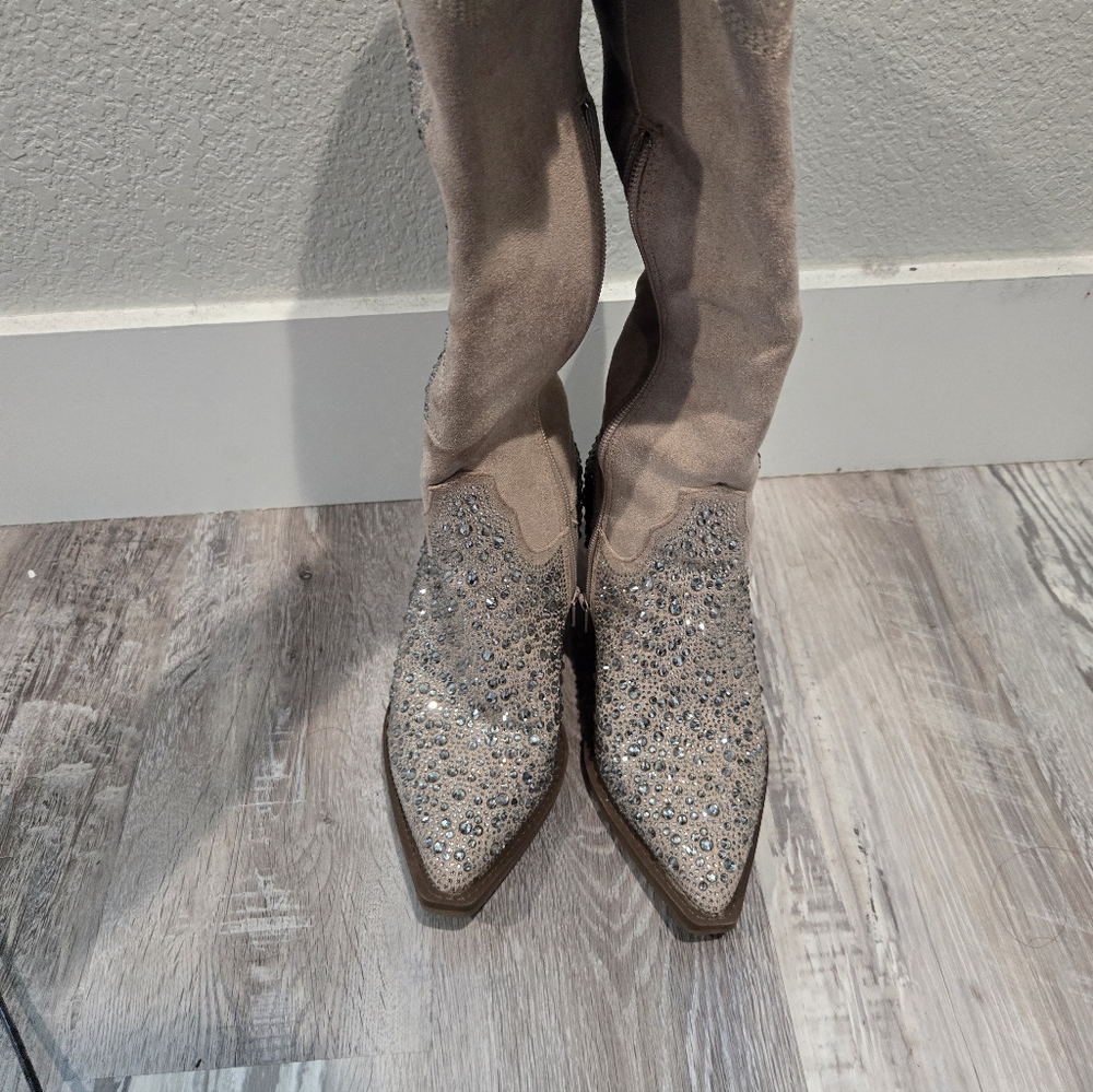 Madden Girl Sparkly Boots - Picture 12 of 16